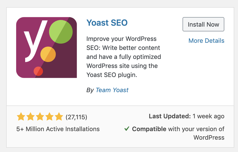 Tải Plugin Yoast SEO trên Wordpress