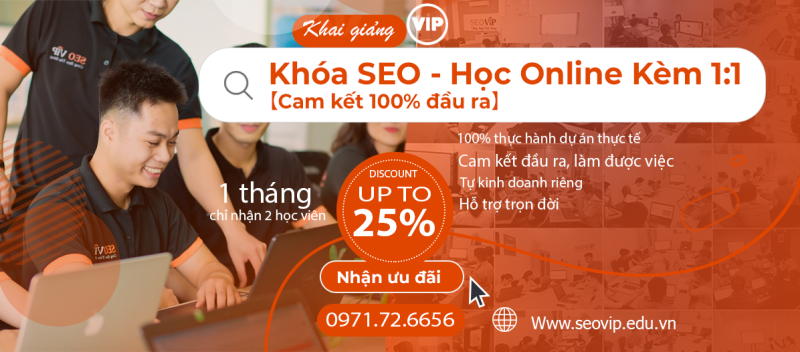 Những lợi ích vượt trội từ khóa học tại SEOViP